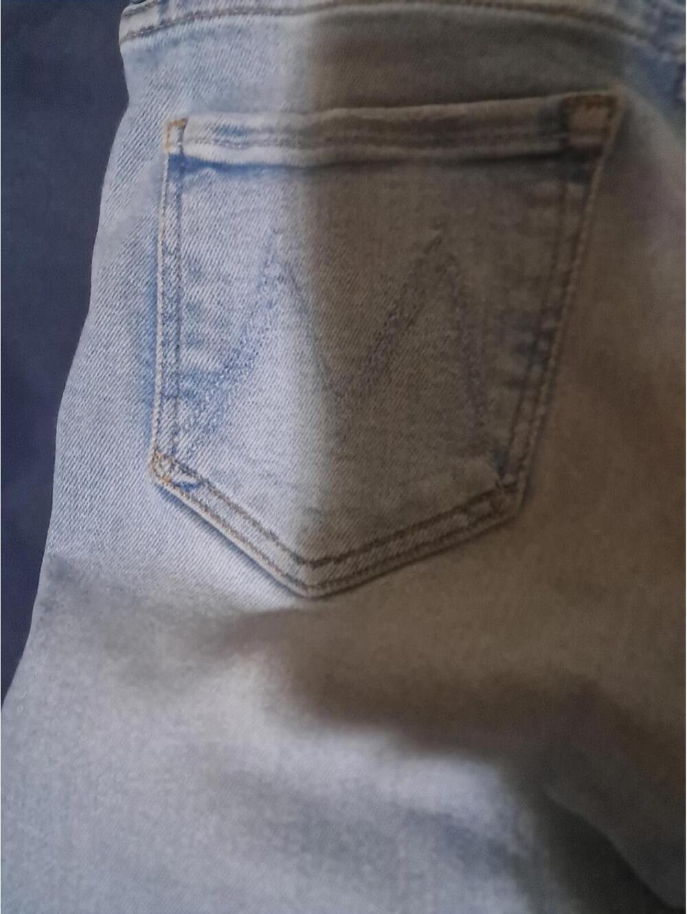 Mother The Insider Crop Step Fray Jeans Womens 29x25.5 Blue High Rise Denim - Picture 10 of 14